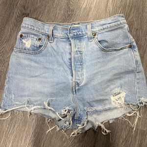 Levi’s light wash shorts